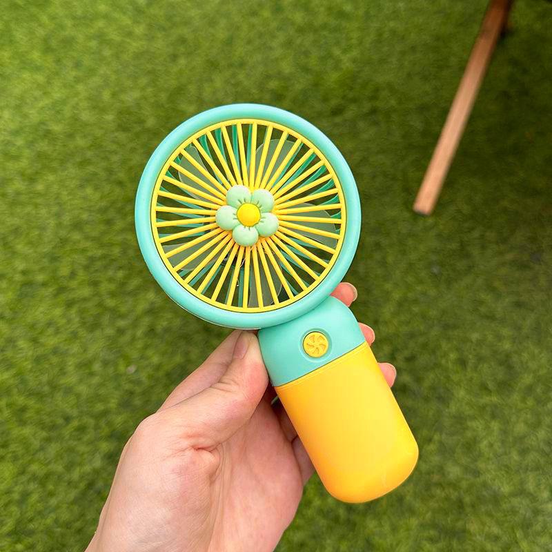 Portable Mini Cartoon Fruit Flower USB Desktop Fan