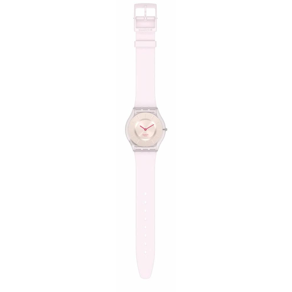 Náramkové hodinky KRÉMOVĚ FIALOVÉ [Swatch] SS08V101-S14 Dámské