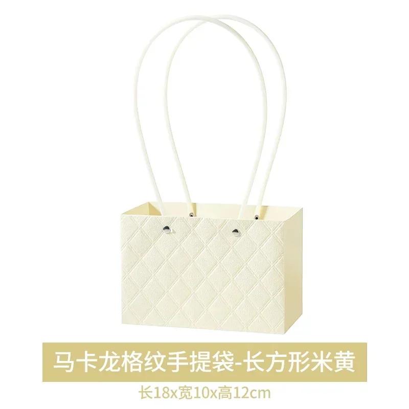 Festa de Casamento Rosa Flor Caixa de Presente Buquês de Flores Embalagem Caixa de Papel Sacola de Transporte Cesta de Armazenamento Dia dos Namorados Aniversário 10 PEÇAS