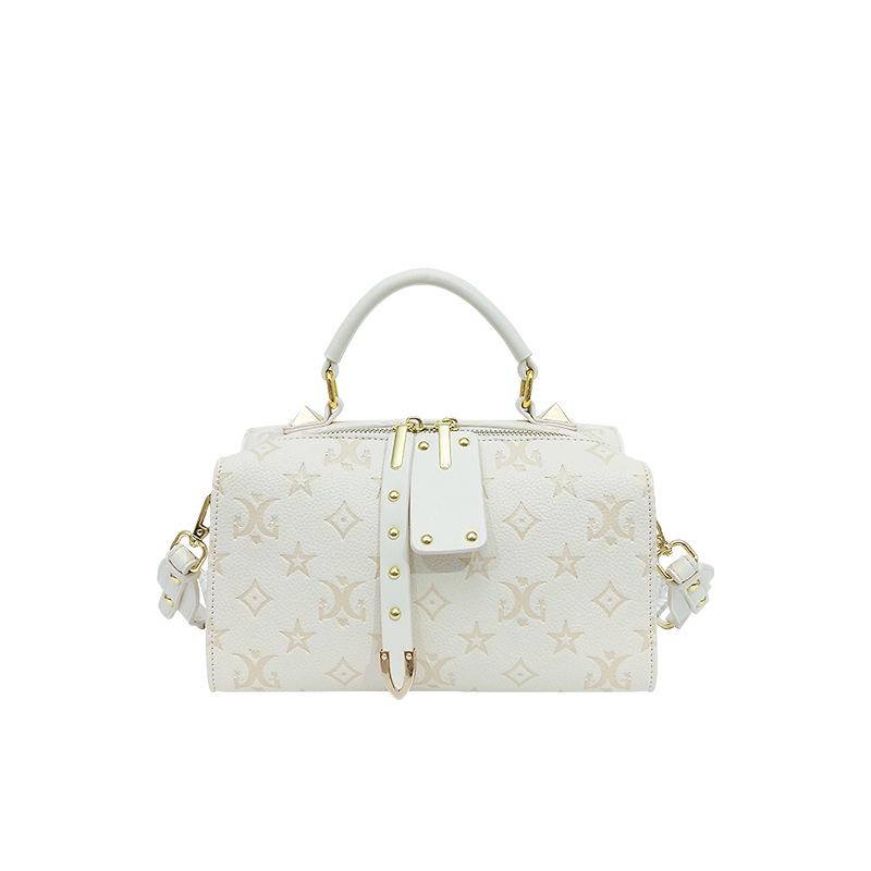 

Модная женская ручная сумка Boston с тиснением 2025 года – на одно плечо, кроссбоди