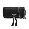 Bolsa de Ombro de Corrente Newway Zadig&voltaire Para Mulheres Couro Macio Matelassê Moda Mensageiro Transversal Bolsa_SSDLV_Presente Especial