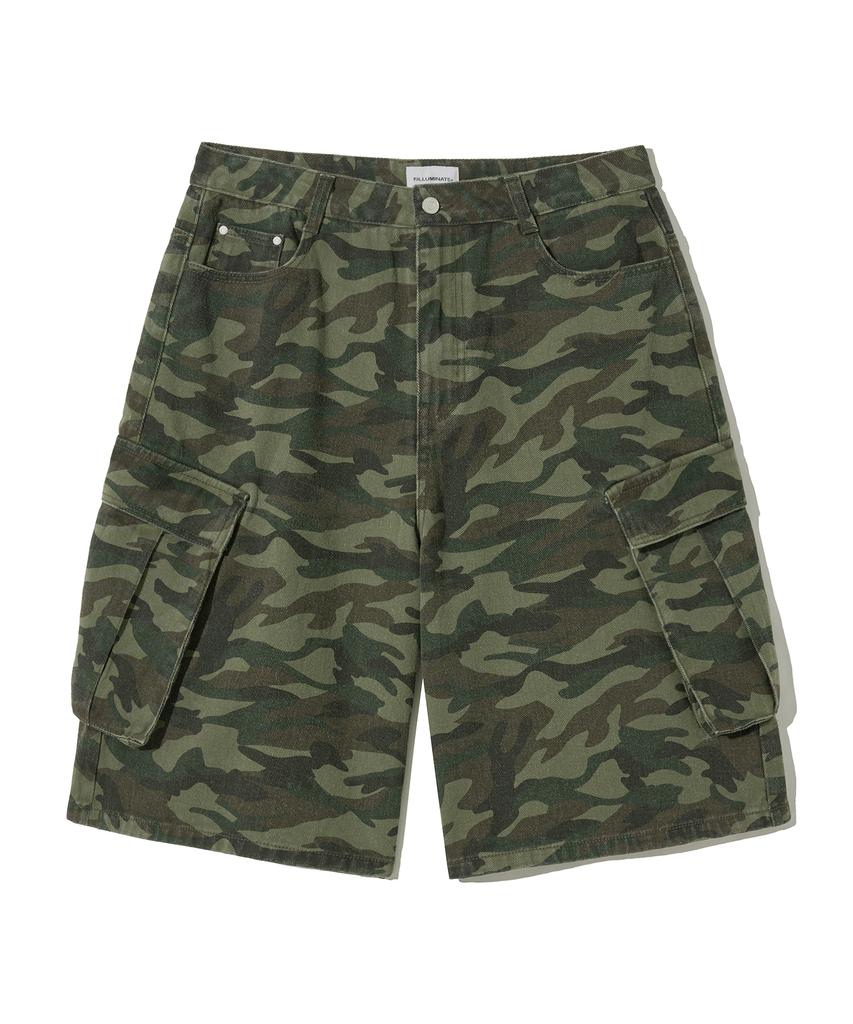 FILLUMINATE Military Cargo Shorts - Khaki