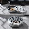 Multi-purpose Portable Metal Mosquito Coils Holder Sandalwood Rack with Cover Anti Incense Plate Tray Home Hotel Camping