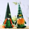 T02C!St. Dekoracje Krasnal na Dzień Świętego Patryka Irlandzki Leprechaun Szwedzkie Ozdoby Wiosenny Pluszowy Krasnal Skandynawski Tomte Elf Krasnal