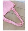 Korean-Style Retro Striped Tote Bag – Large Capacity Shoulder Bag