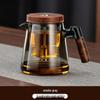 ZISIZ Elegant Press-Type Glass Teapot