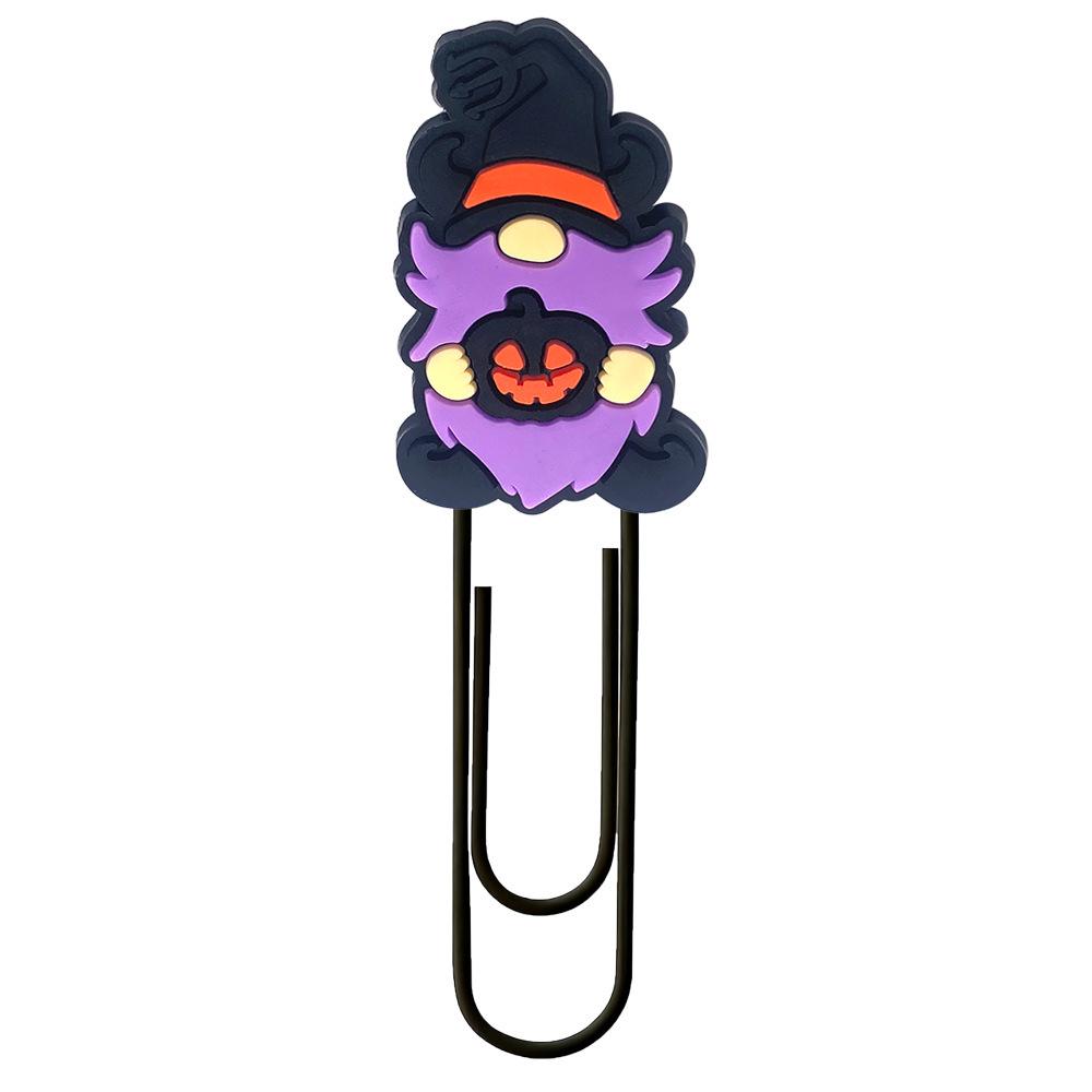 Creative Halloween Cartoon Bookmarks - Colorful Office Paperclips, DIY Accessory, Large Size