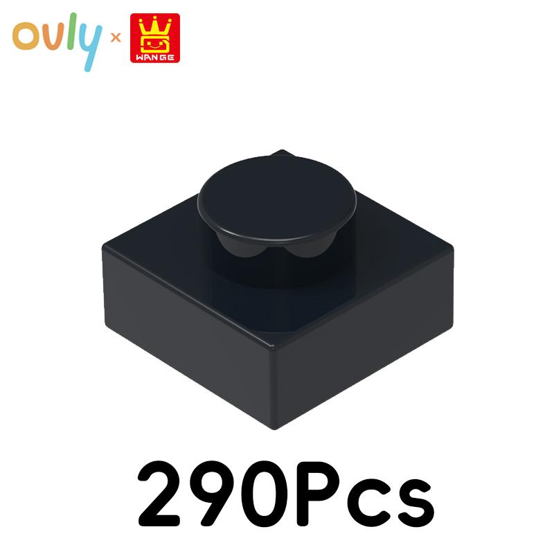 WANGE 1*1 Строительные блоки 290 шт. №3024 Маленькие совместимые кирпичики 1-отверстие Низкие элементы Аксессуары MOC DIY Насыпью Детская игрушка