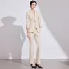 Women's High-End Pink Suit Set: 2025 Spring/Autumn Professional Vest for Management Workwear