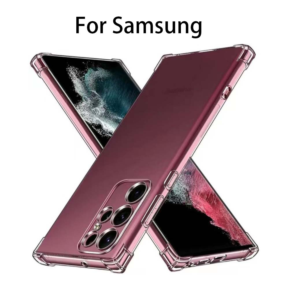 Shockproof Clear Cover For Samsung Galaxy S26 Ultra S23 S24 S21 S22 S23 S24 S25 Plus S20 S21 FE 5G Back Soft Case