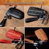 Cowhide Key Protector for Hongqi HS5/H7/EQM5/HS7/H9 Remote Keys.