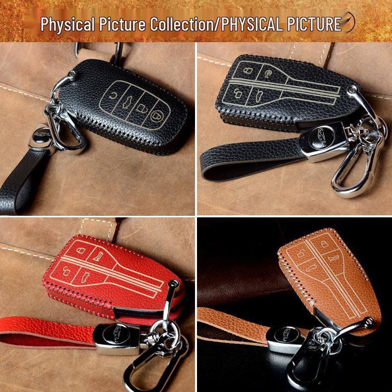 Hongqi H7/H9, HS5/HS7, EHS3, EQM5, LS7 Key Case with Buckle (Unisex).