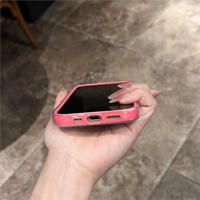 Transparent 2IN1 Shockproof Color Bumper Clear Armor Cover for iPhone 16 15 14 Plus 13 12 11 Pro X XR XS Max Soft Silicone Cover
