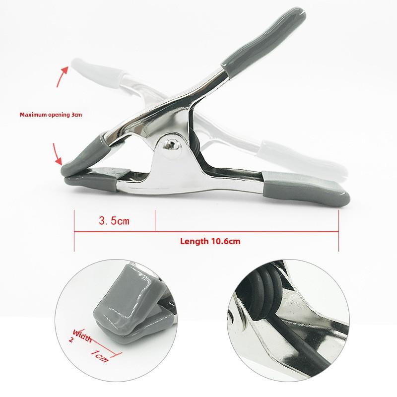 4-calowe metalowe zaciski sprężynowe o dużej wytrzymałości Namiot, tło, obróbka drewna, fotografia, muślinowe, zaciski A Mocny chwyt do wszechstronnego użytku