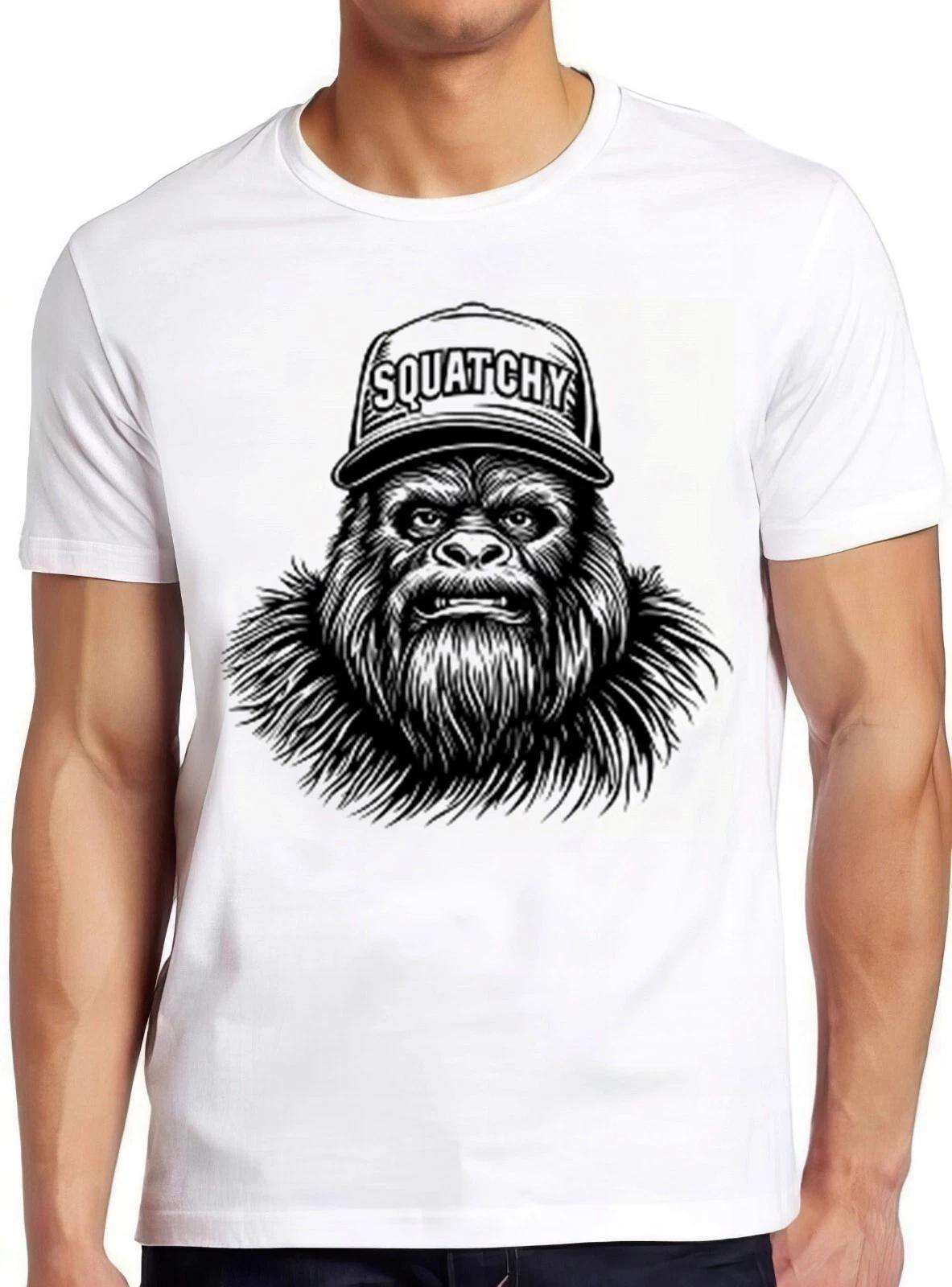 Squatchy Sasquatch Camping Bigfoot National Park Funny Gift Tee T Shirt 2379 XXL