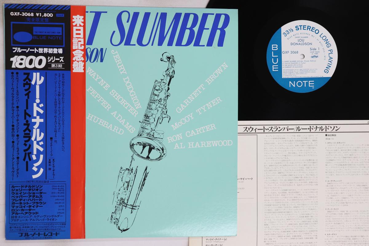 

LP Пластинка ЛУ ДОНАЛЬДСОН - Сладкая Дремота GXF3068 BLUE NOTE 1980 Япония Оби Джаз Б/У