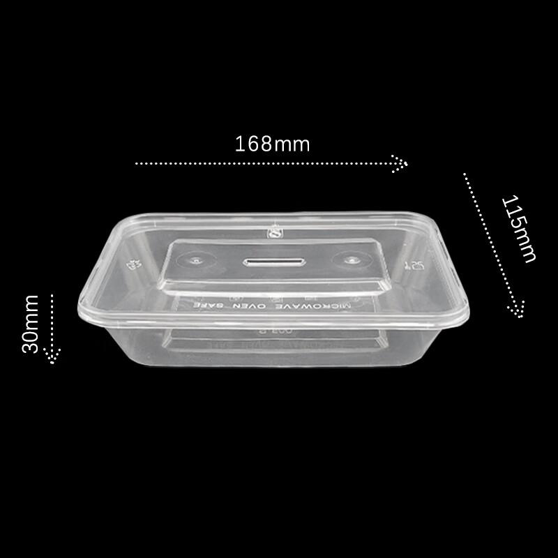 WS Disposable Rectangular Food Container
