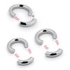 304 Stainless Steel Heavy Duty Male Magnetic Ball Scrotum Stretcher Penis Lock Ring BDSM Sex Toy for Man