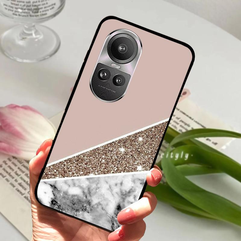 For Oppo Reno 10 5G CPH2531 Case Reno10 Shockproof Soft TPU Silicone Phone Cover For Oppo Reno 10 Pro 5G CPH2525 Funda Cartoon