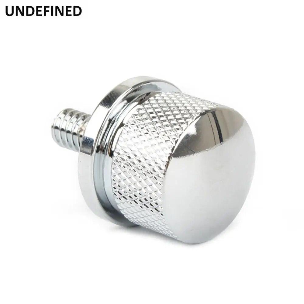 Black Billet Aluminum Knurled Seat Bolt Screw for Harley Road King Street Glide ULTRA Dyna SPORTSTER 883 XL883 EVO 1996-2015