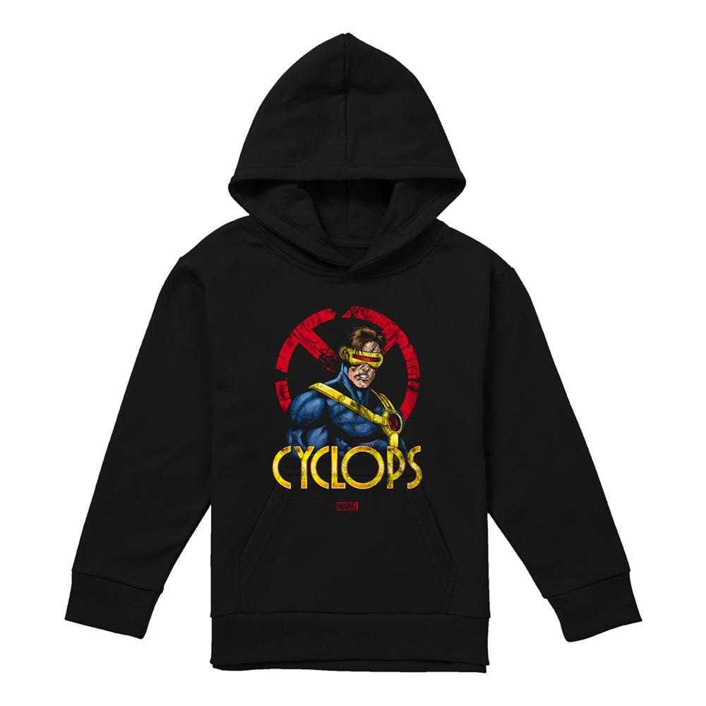 X-Men Childrens/Kids Cyclops Logo Pull Over Hoodie