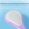2Pcs Tongue Cleaners Adult Kids Reusable Silicone Tongue Scraper Brush Washable Tongue Cleaning Tools Fresh Breath Oral Hygiene