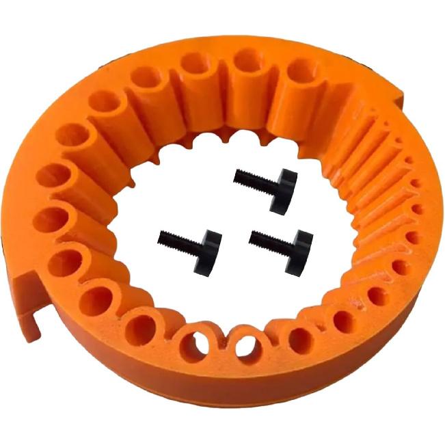 Drill Bit Sharpener for Grinder, Power Drill Bit Grinding Attachment, Handheld Drill Sharpener, Angle Grinder Drill Bit Sharpener, Compatible with 2