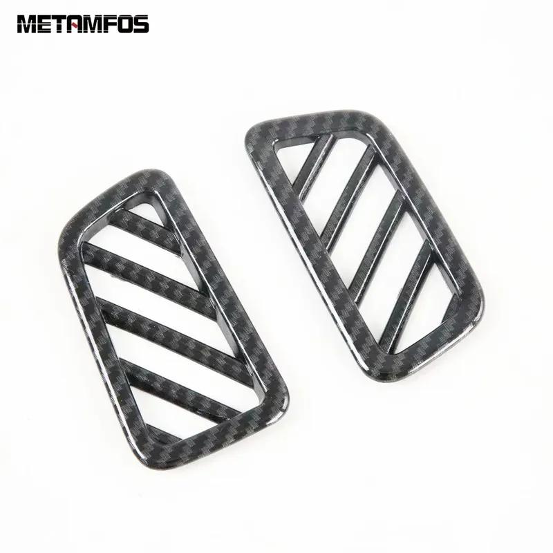 For Kia K5 Optima DL3     Carbon Fiber Front Upper Air Condition Vent Outlet Cover Trim Interior Accessories