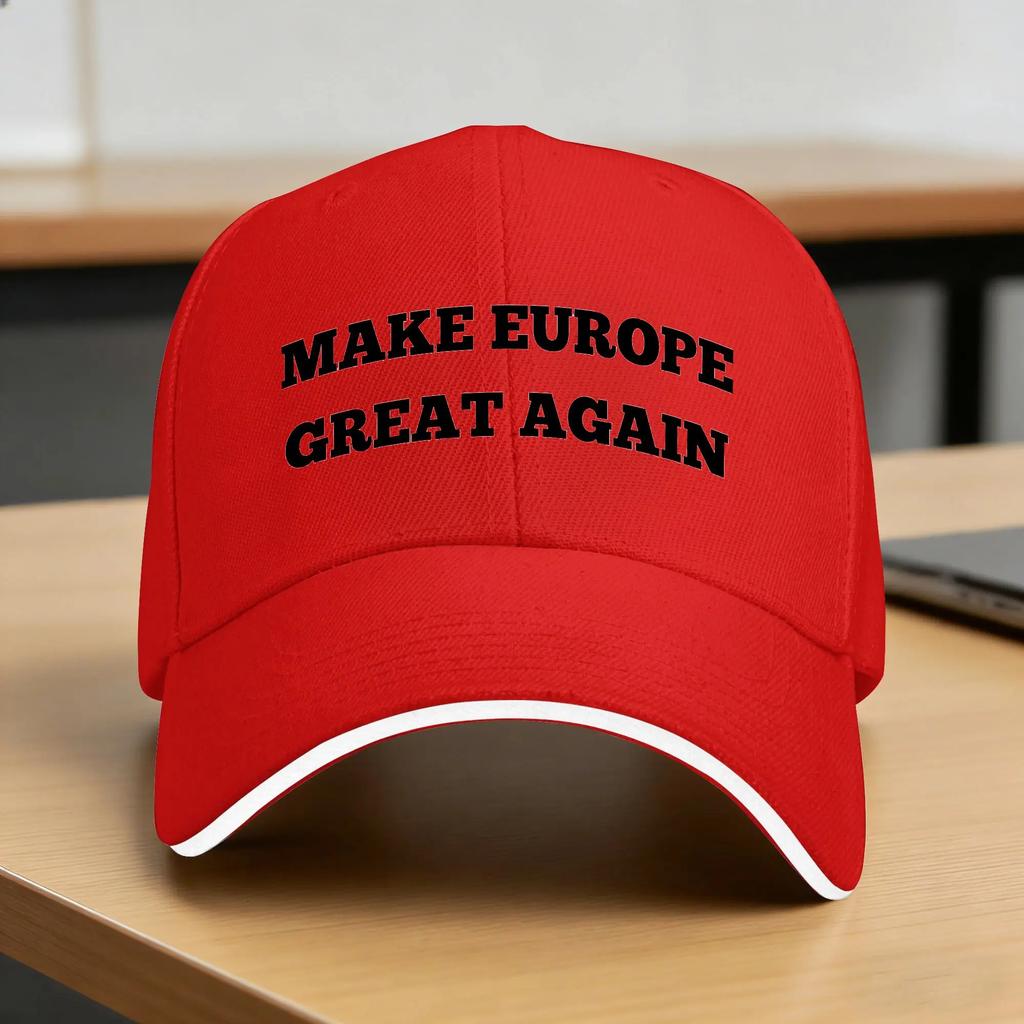 Gorra de Béisbol Make Europe Great Again para Mujer Unisex con Estampado Gorra Trucker Verano Casual Exterior Gimnasio Visera Gorras de Béisbol