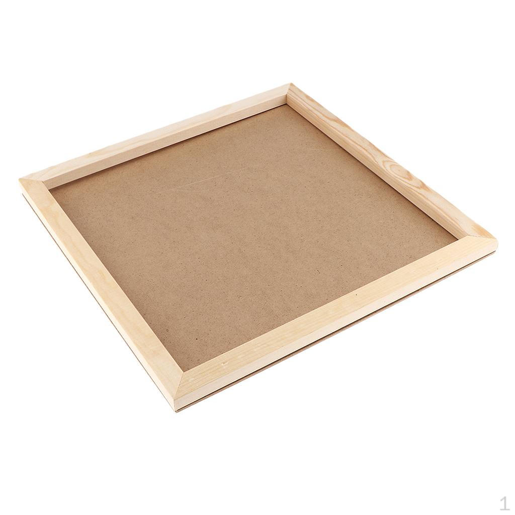 Frames, Paintable, Untreated Wooden Picture Frames for Crafting