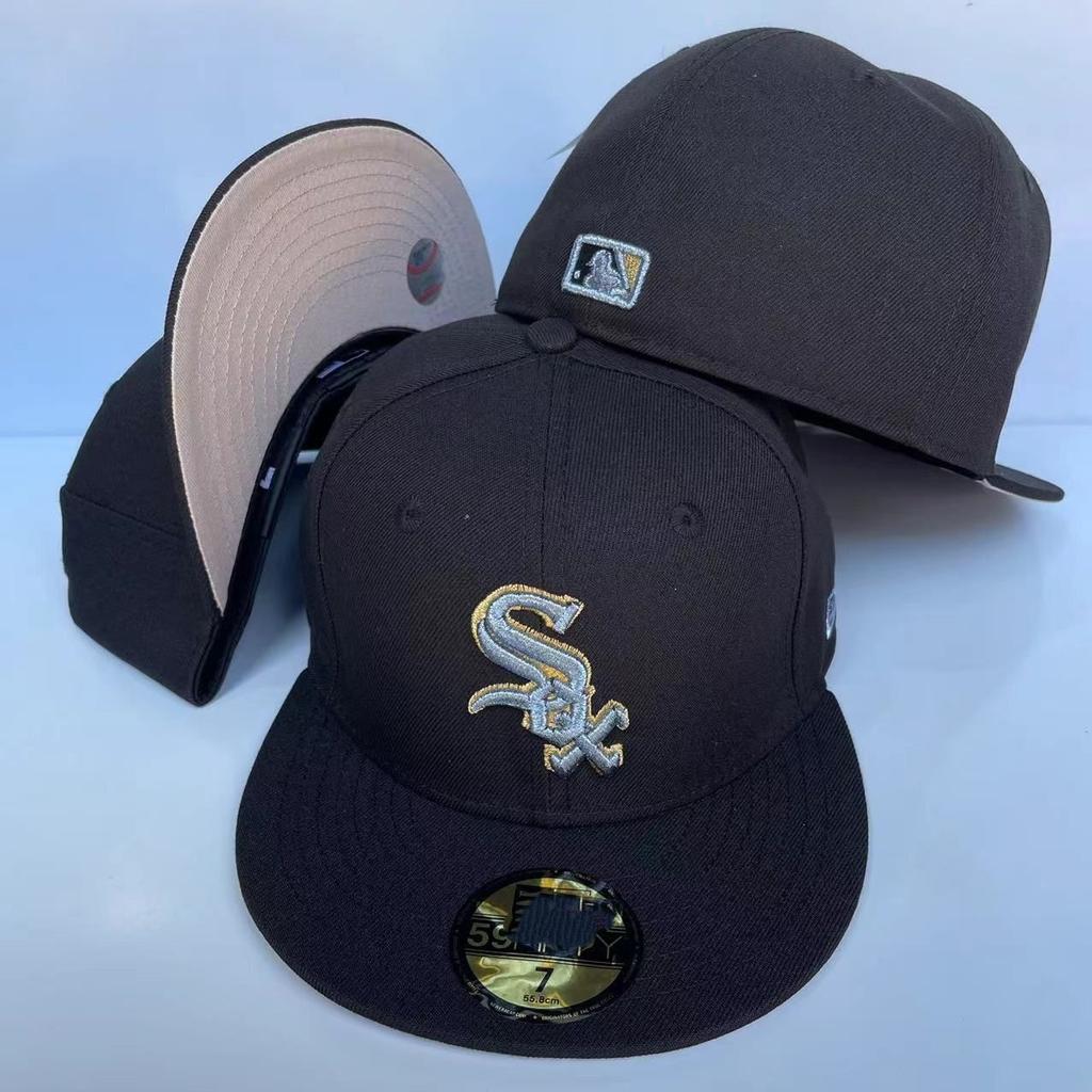 Classic AA High-quality Embroidered Baseball Flat-brim Cap, American Sports League Closed Cap, Standard Size Cap
