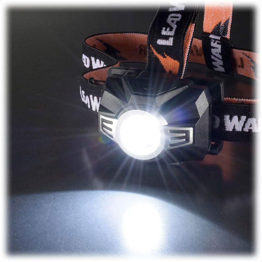 OHM Electric LED Waterproof and Dustproof Lead 650 Continuously ANSI Requires 3 AAA OHM Headlight, IP66, Warrior, Lumens, Dimmable, Flashing,