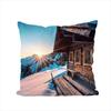 Natural Scenery Snow Outdoor Pillow Case For Car Sofa Decorative Home Double-sided Print Plush Square Throw Pillow Cushion Cover