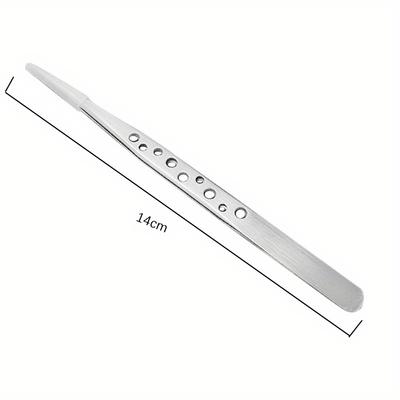 Industrial Tweezers Electronics Anti-static Curved Straight Tip Precision Stainless DIY Hand Tools Sets Forceps Phone Repair