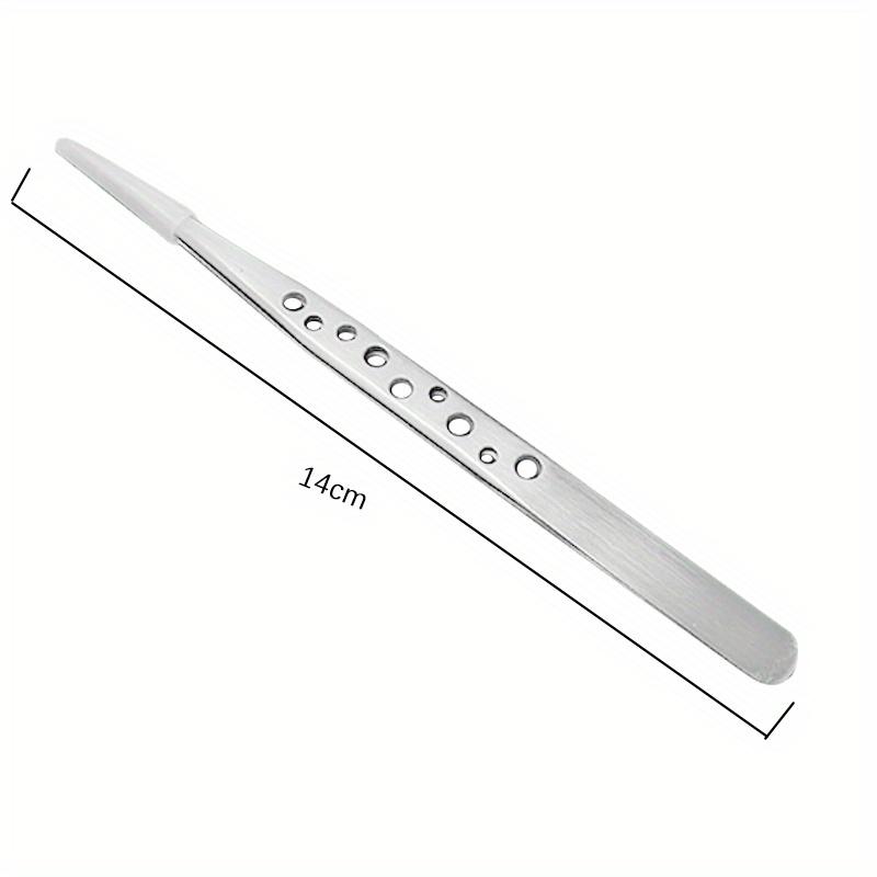Industrial Tweezers Electronics Anti-static Curved Straight Tip Precision Stainless DIY Hand Tools Sets Forceps Phone Repair