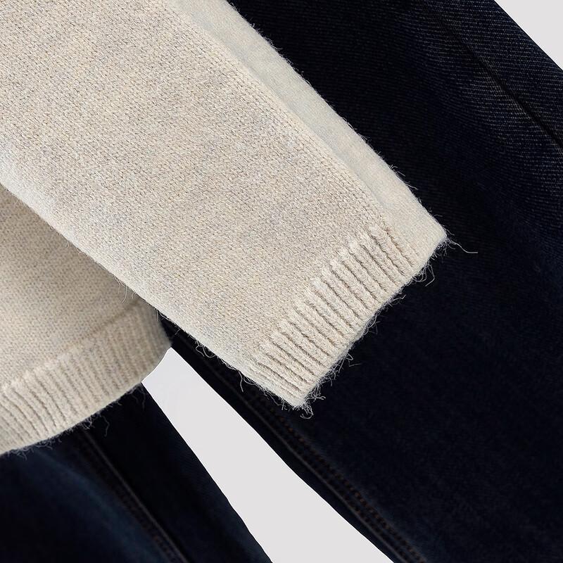 Women's Hooded Heart Embroidery Knit Cardigan