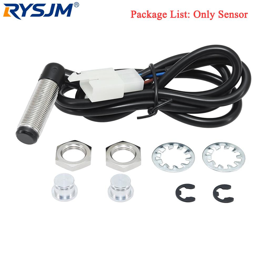 12V Universal Motorcycle Speedometer Digital Dash LCD RPM Odometer Tachometer With Sensor Bracket For 1/2/4 Cylinder Motorbike
