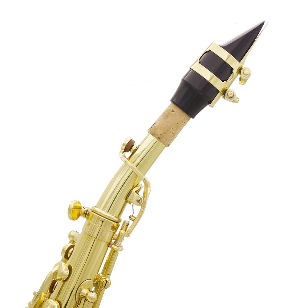 Brass Golden Carve Pattern Bb Bend Althorn Soprano Saxophone Sax Pearl White Shell Buttons Wind Instrument with Case