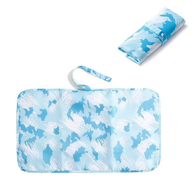 Skládací přebalovací podložka pro miminka Vodotěsná přebalovací podložka pro novorozence Přenosná přebalovací pult pro batolata Odolné prostěradlo pro miminka Oxford