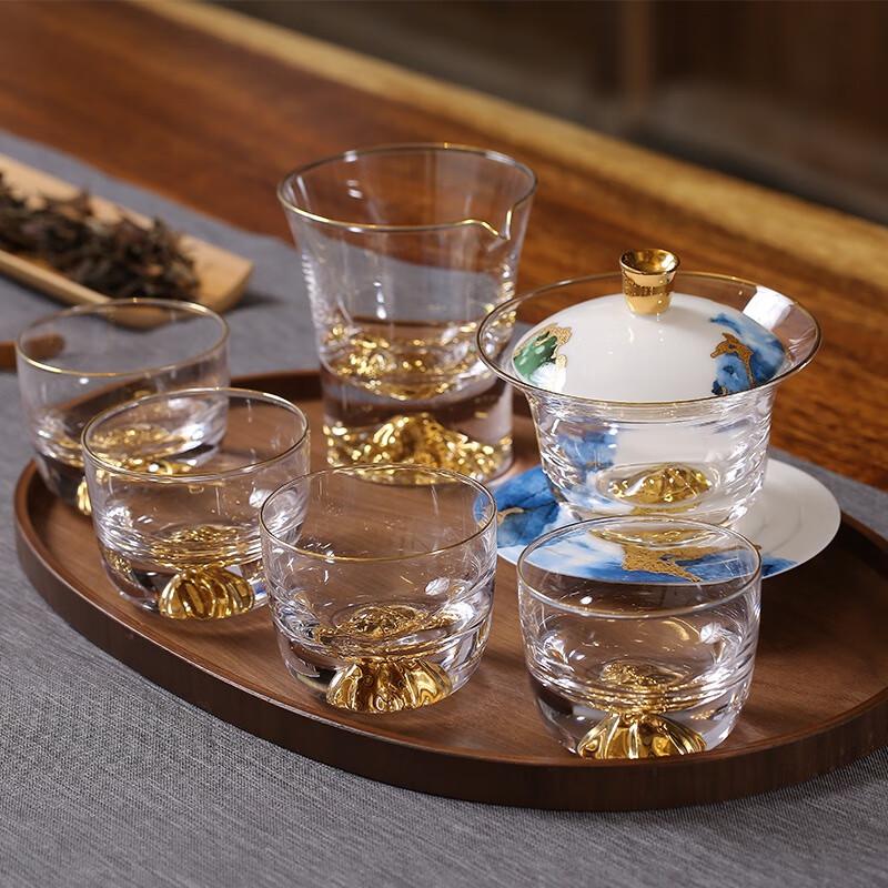 

Gebaitang Jinshan Glass Tea Set