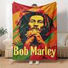 Bob Marley Blanket Durable Comfort Suitable for Bed Office Couch Four Seasons Universal Digital Print Best Holiday Gift for Friends Family