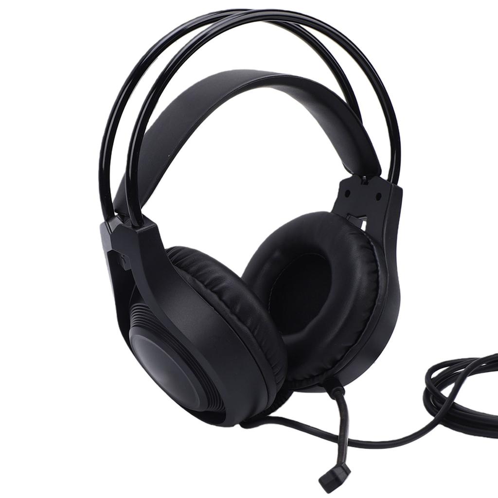 Wired Gaming Headset 3.5mm 50mm Driver 7.1 Surround Sound Over Ear Headphone with Noise Cancelling Mic Memory Foam