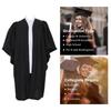 Unisex Matte Graduation Gown for High School and Bachelor,Choir Robes for Baptism Church,Pastor Judge Robe Costume