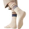 Me feeling 5 Pairs Thickened Men's Mid-Calf Socks Winter New Fleece Lined Terry Snow Socks Warm Towel Socks for Northeast