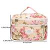 Quilted Makeup Bag Makeup Organizer Bag Aesthetic Simple Skincare Bag Large Capacity Makeup Clutch Purse for Women Girls