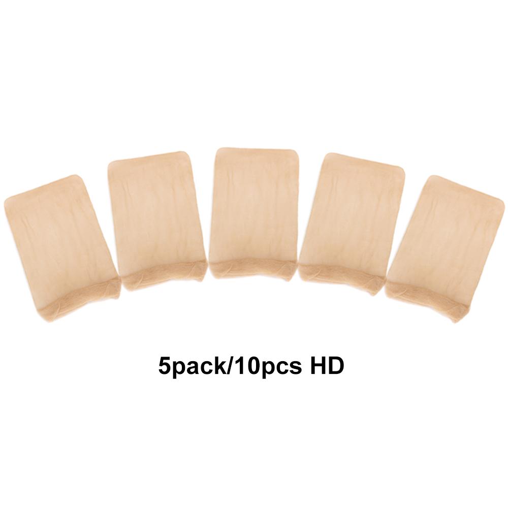 

10/20Pcs Invisible Hd Wig Cap Thin Stocking Cap Nylon Stretch Mesh Hd Wig Caps Hair Net For Weave Sheer Hd Wig Cap For Wig 2028