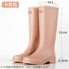 New rain shoes women's water shoes women's rain boots fashion outer wear rubber shoes waterproof and non-slip long water boots