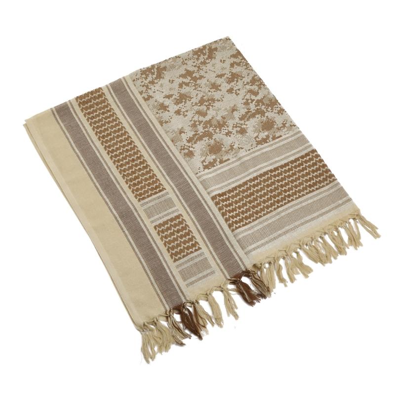 Arab Keffiyeh Scarf Wrap Arab Turban Cover Headscarf Men Turban Head Wrap Military Shemagh Desert Scarf Muslim Hijab