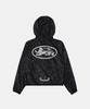 Badblood Mystic Nylon Reflective Zip-Up Hoodie - Black Camo