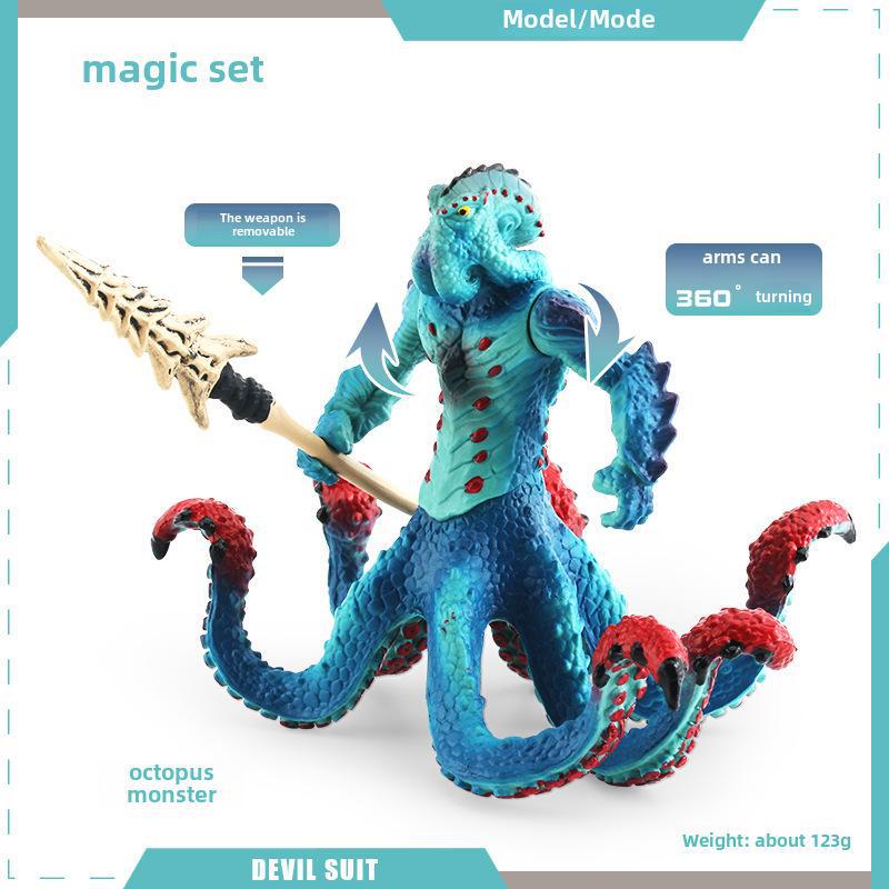 Westliches Kampf-Warcraft-Modell: Wasser-Krabbe, Oktopus, Eis-Dämon, Stein-Kuh, Schwarzer Panther, Mythischer Ritter Ornamente